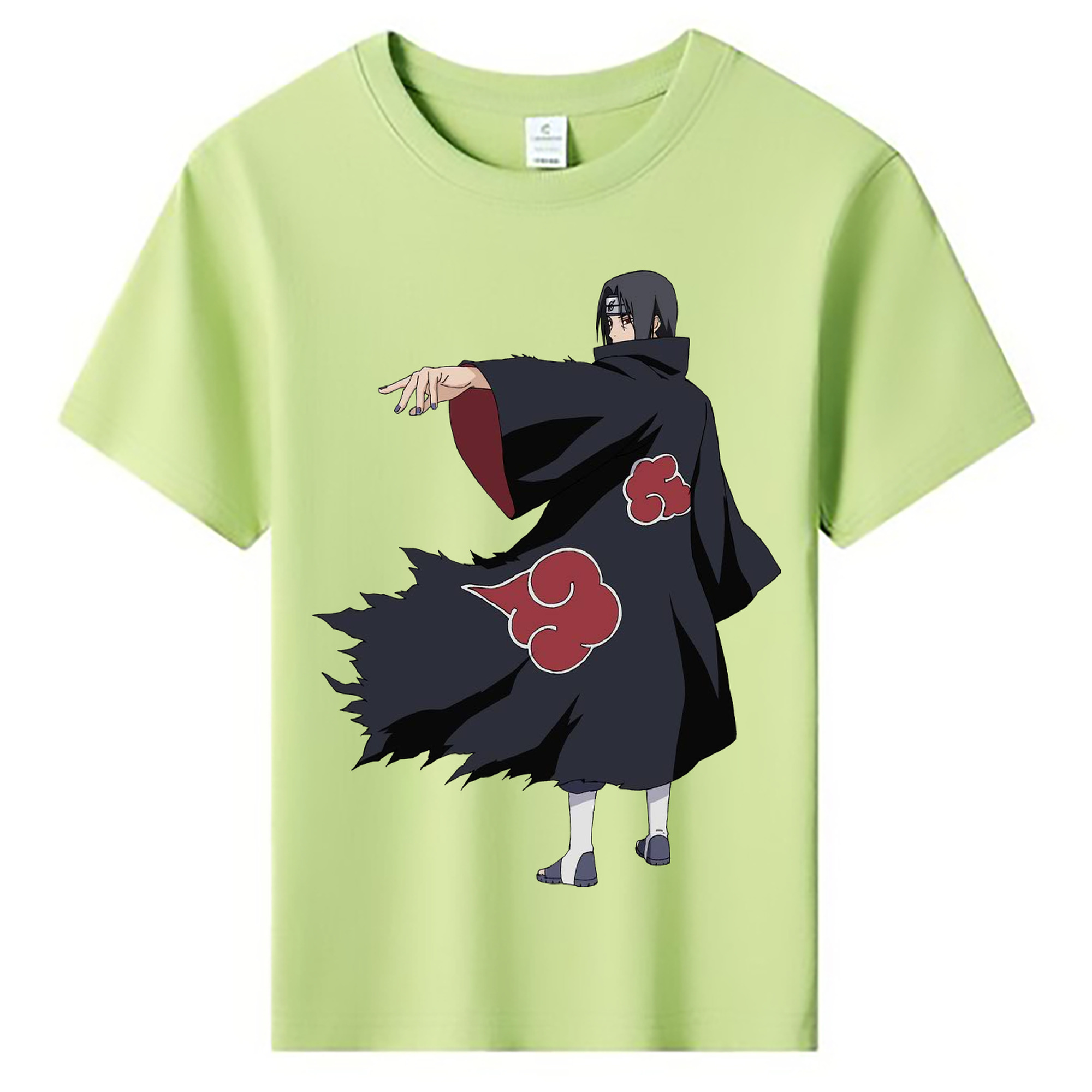 （画像用） NARUTO -ナルト- うちは イタチ Uchiha Itachi 綿100％キッズTシャツ（フロントプリント）